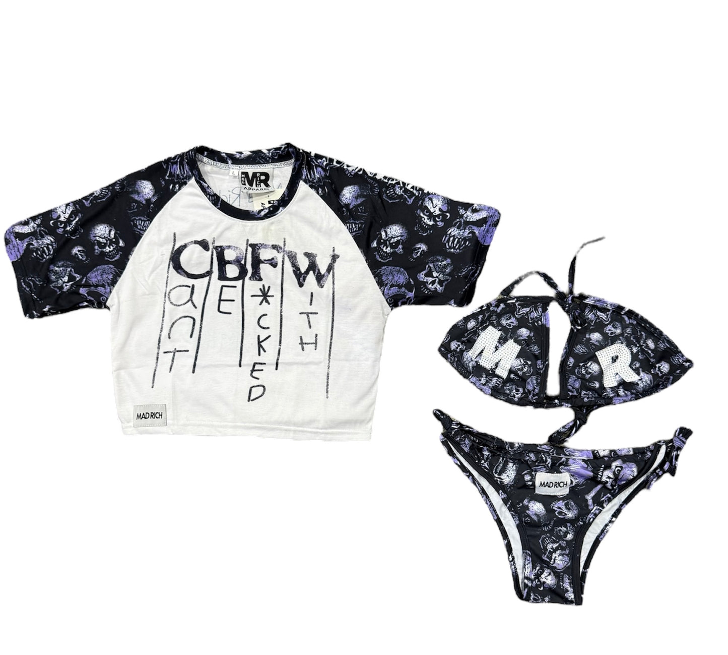 Mad Rich “CBFW” 3 Piece Bikini Set