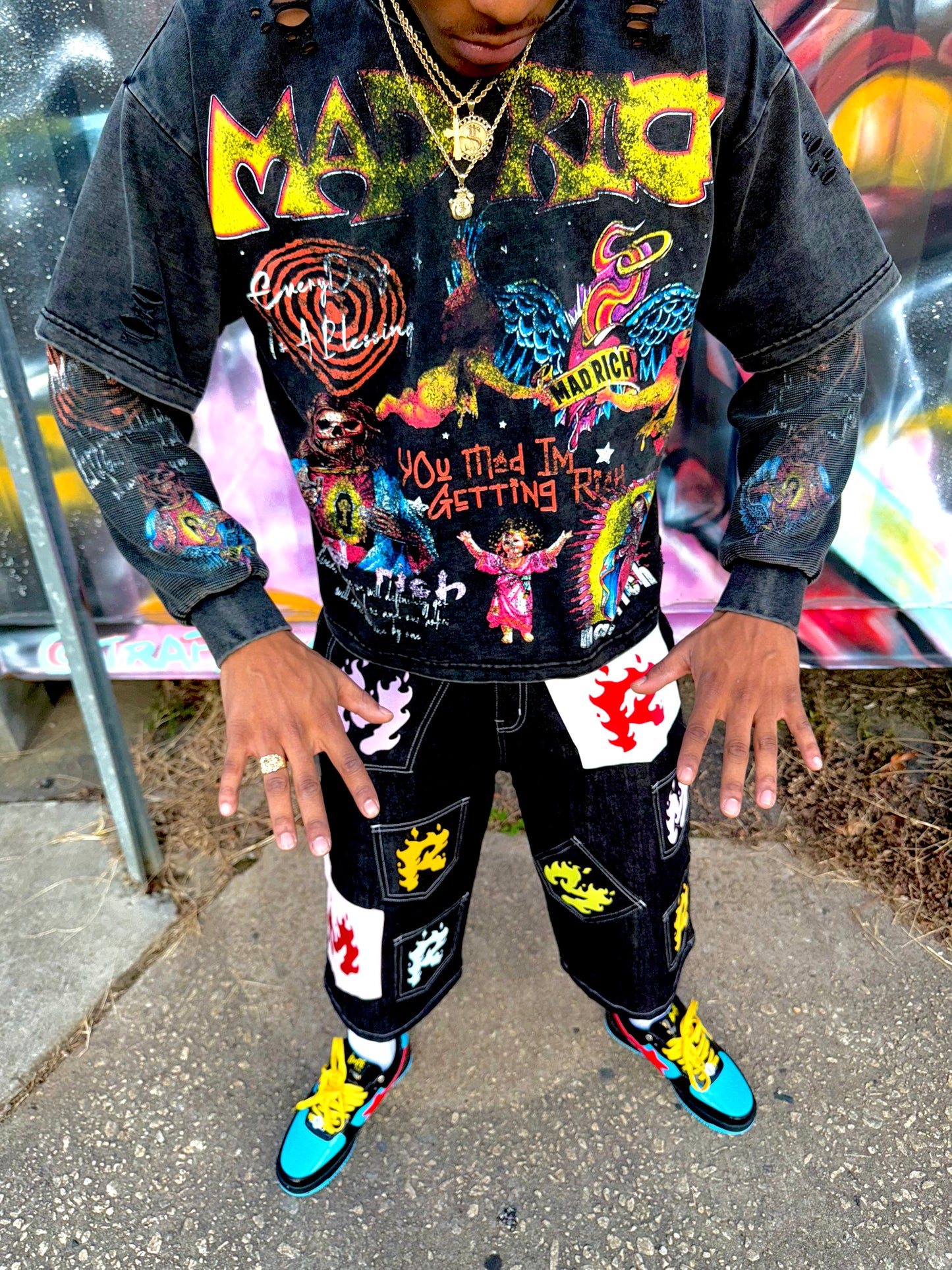 Mad Rich “Rebirth From Riches” Longsleeve