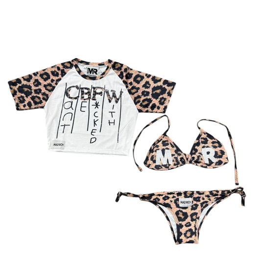 Mad Rich “CBFW” 3 Piece Bikini Set