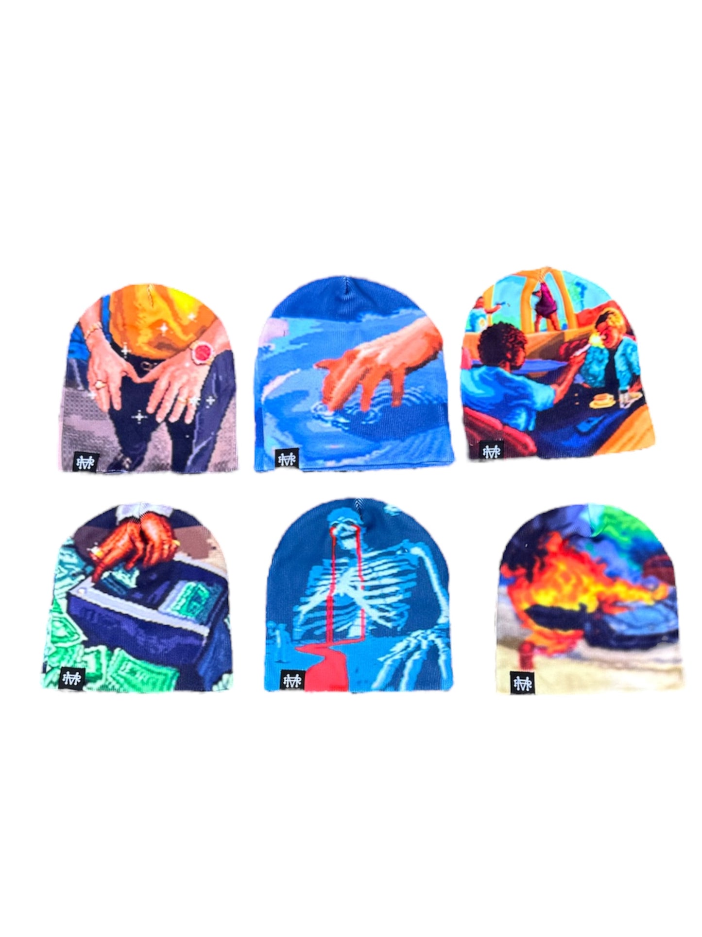 Mad Rich Graphic Beanies