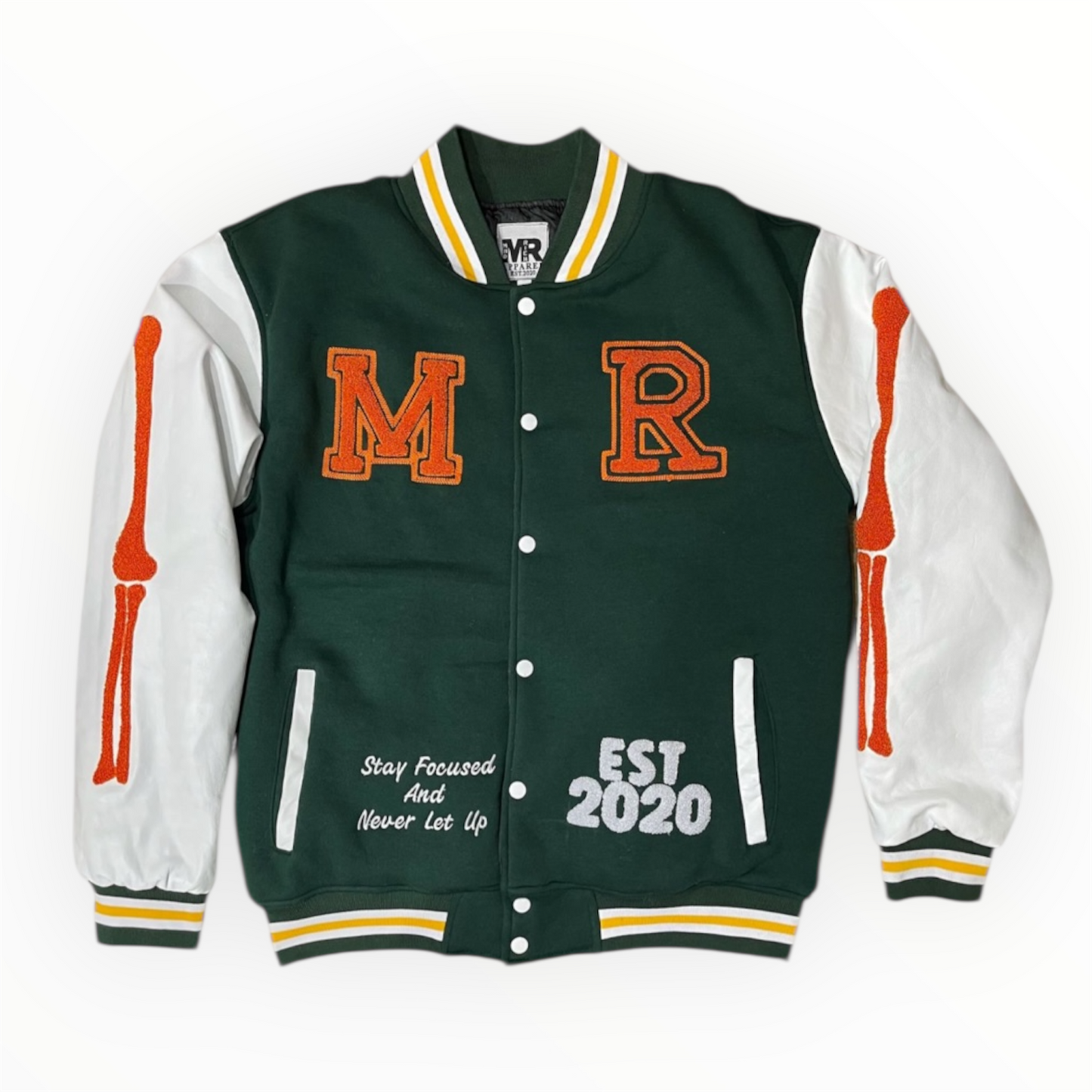 Mad Rich “Don’t Crash” Varsity Jacket (LS)