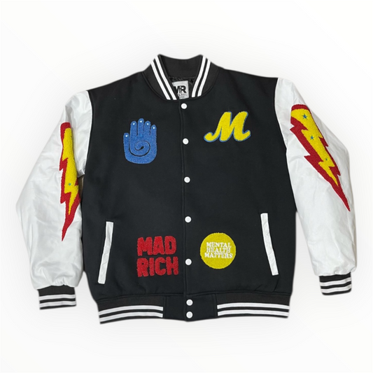 Mad Rich “Mental Health” Varsity Jacket