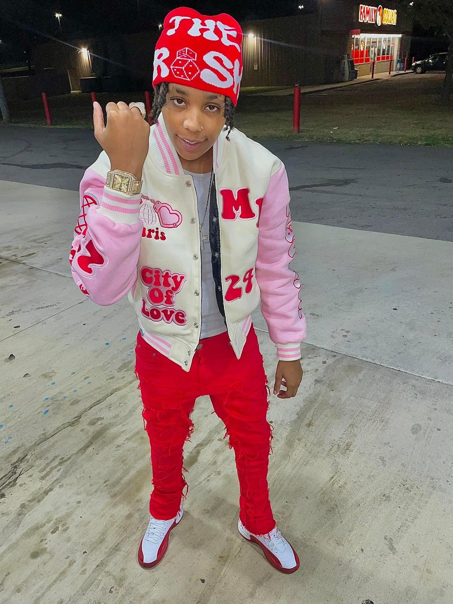 Mad Rich “City Of Love” Varsity Jacket