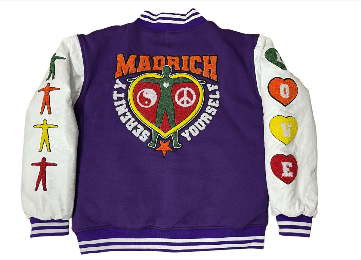 Mad Riches Mad Rich “Serenity” Varsity Jacket – Mad Rich Apparel