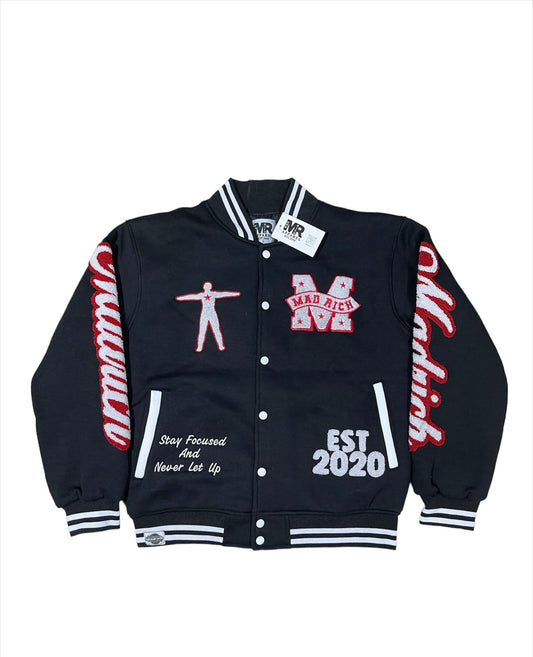 Mad Rich “Don’t Crash” Varsity Jacket